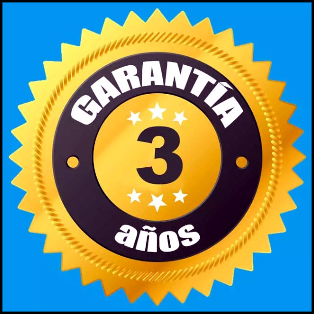 3 Años de Garantía