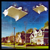 drones en medio urbano